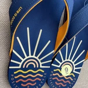 Reef | Shoes | Reef Mens Newport Life Is Good Sunrise Navy  display picture 2